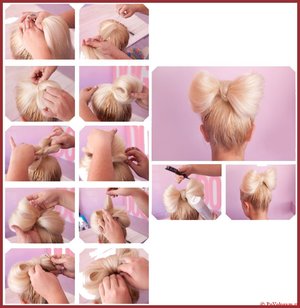 Бантик из волос: пошаговая инструкция, как сделать прическу