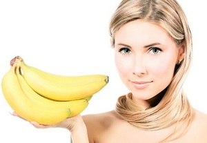 Маска для восстановления волос с бананом