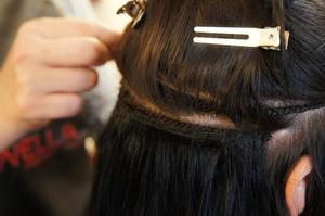 Метод с косичками для наращивания волос